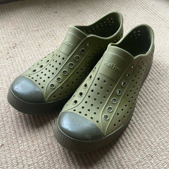 Sold Out Native Green Jefferson Bloom Water/Outdoor/Gardening Shoe, W9 M7 - Picture 1 of 9